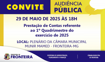 Audiência Pública 1º Quadrimestre 2025
